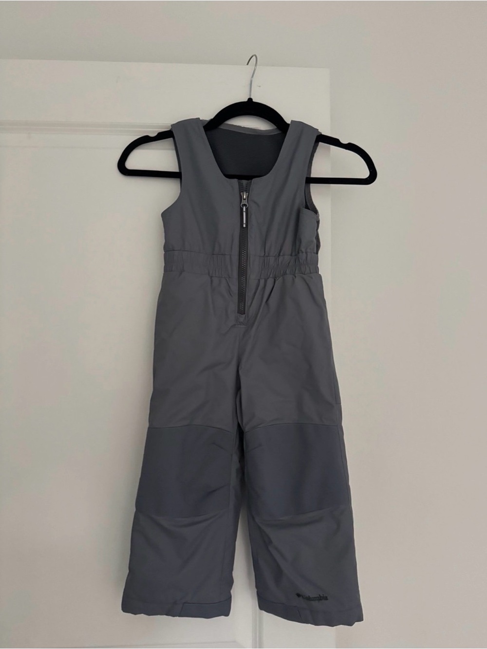 Columbia kids boys girls Buga style winter snow bib overalls charcoal gray 3T